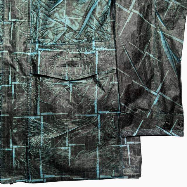 S/S 17 Stone Island Paper Poly SI House Check Grid Jacket