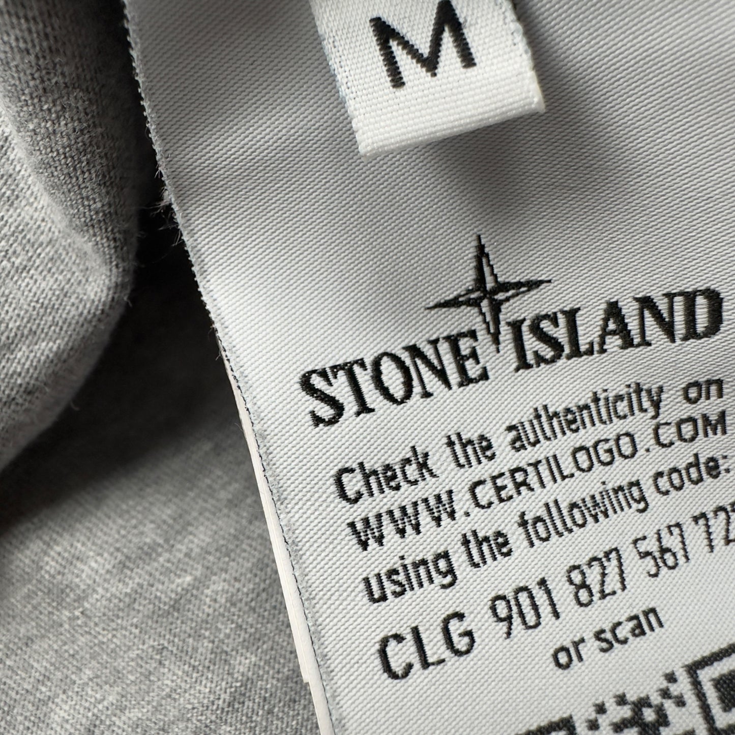 A/W 17 Stone Island Camo Print T-Shirt - Grey