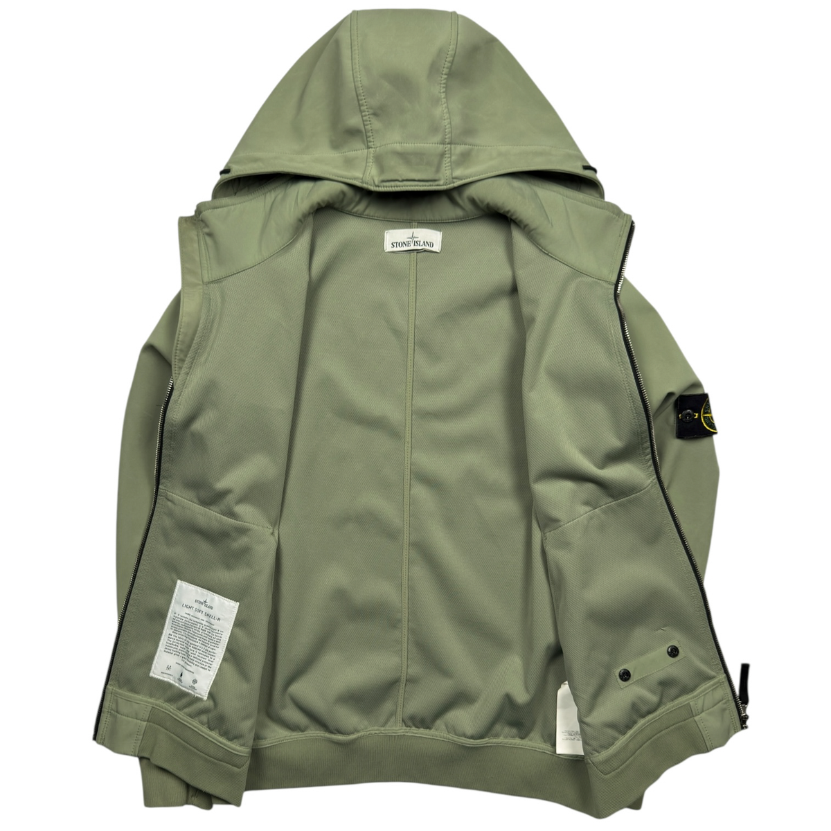 Greenstone Island Soft Shell R S/S 19 Stone Island Light Soft Shell R - Green – Dans Designer Ltd