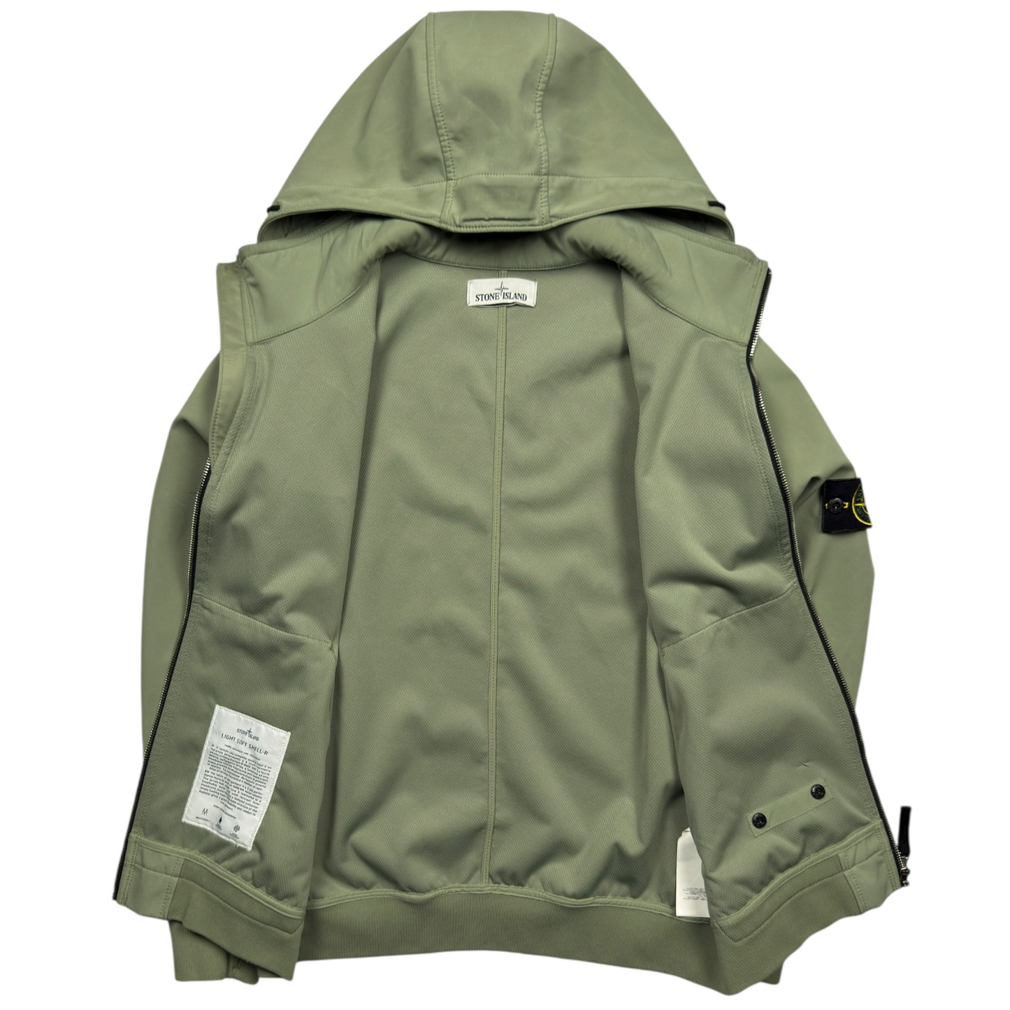 S/S 19 Stone Island Light Soft Shell R - Green