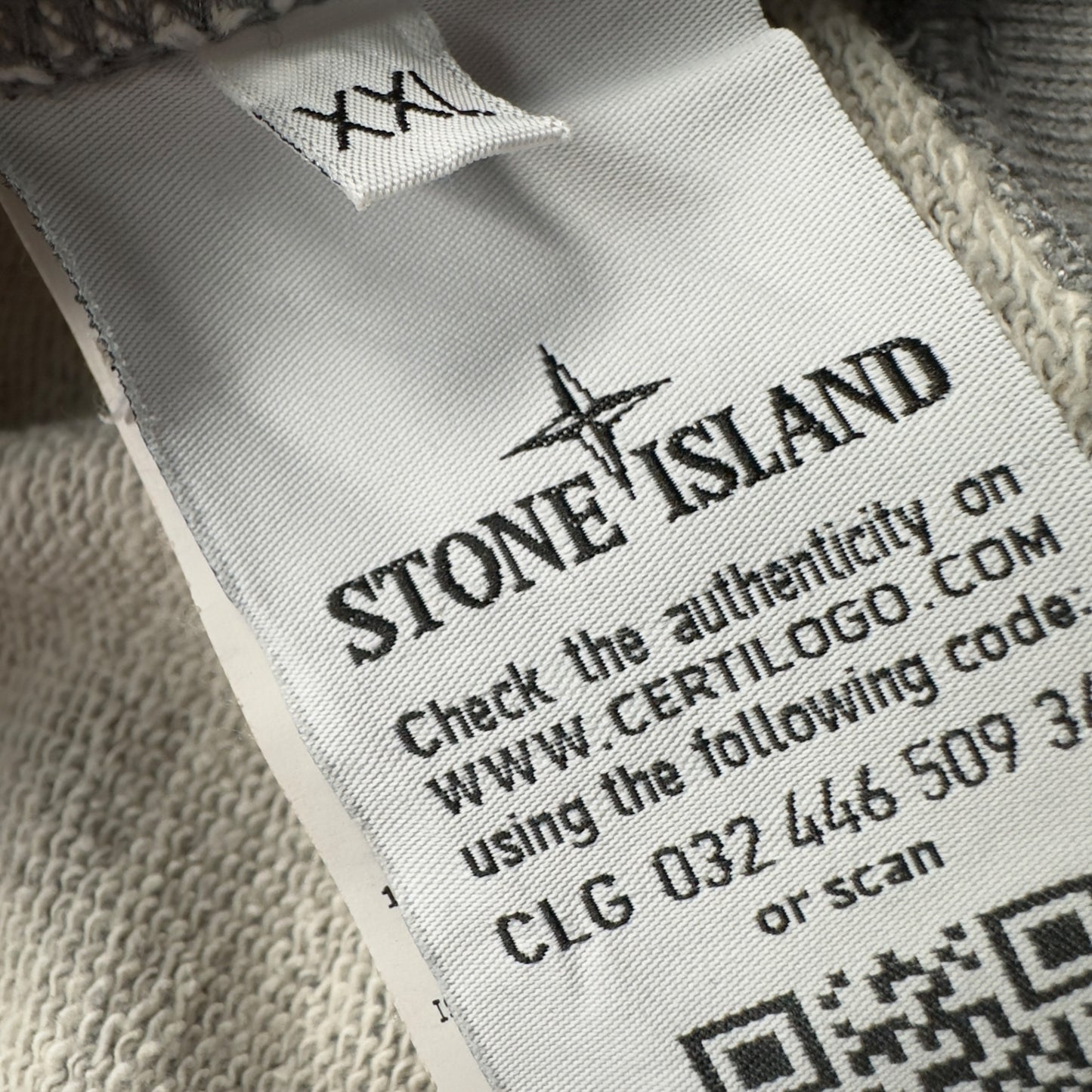 S/S 18 Stone Island Full Zip Hoodie - Grey