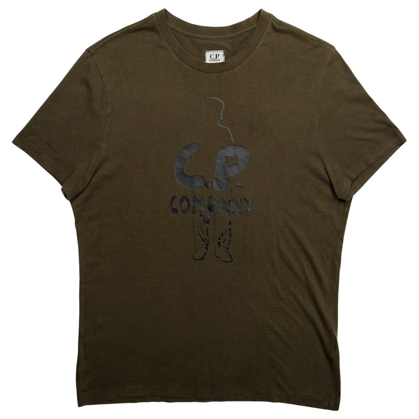 C.P. Company Spellout T-Shirt - Khaki