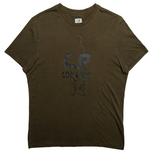 C.P. Company Spellout T-Shirt - Khaki