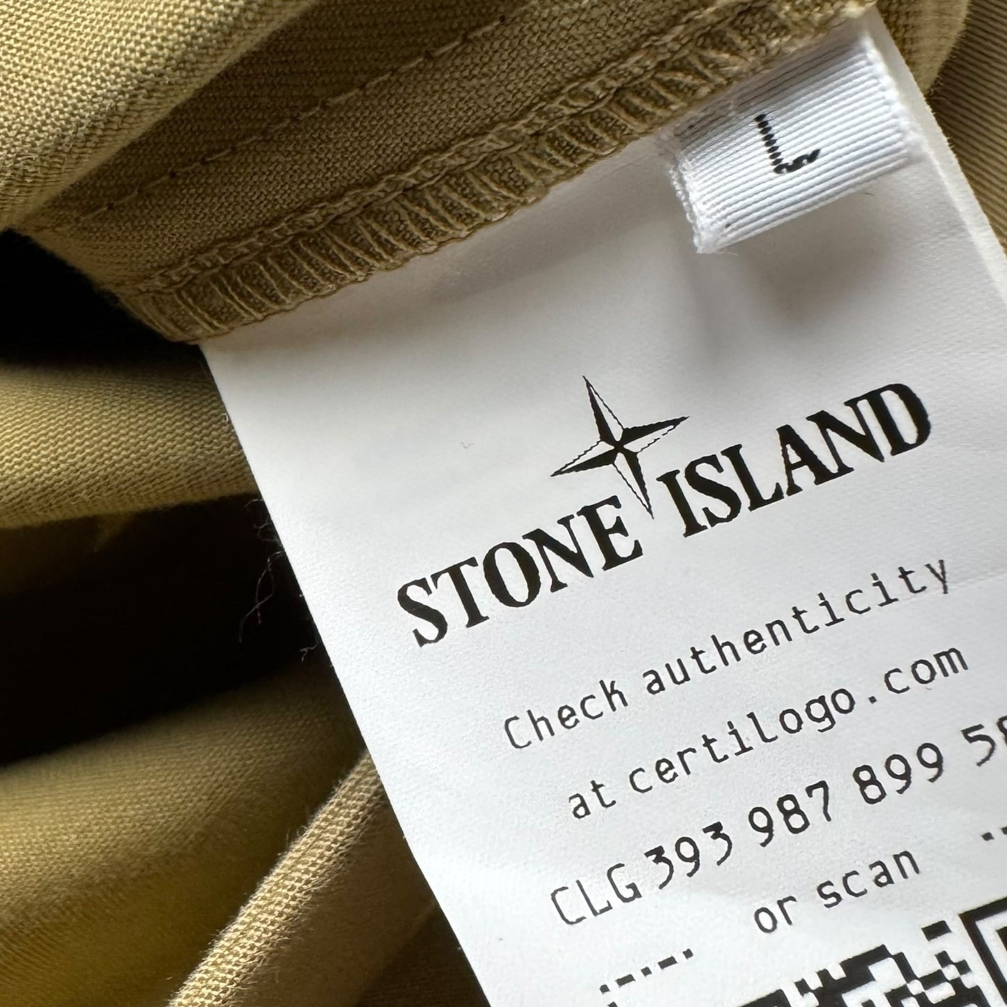 A/W 23 Stone Island Gabardine Doppio Cotton / Wool Overshirt