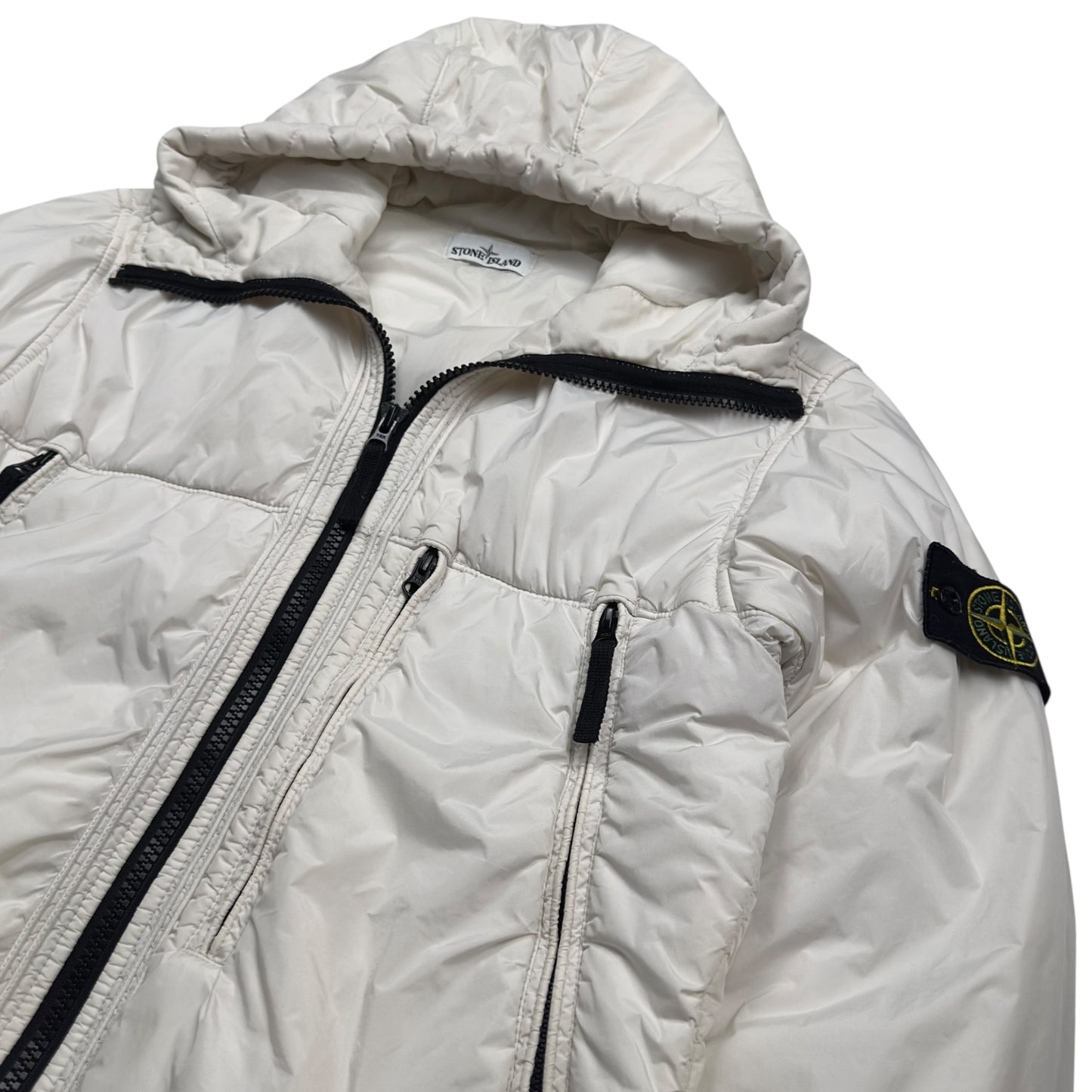 A/W 19 Stone Island Crinkle Reps NY Jacket - Cream