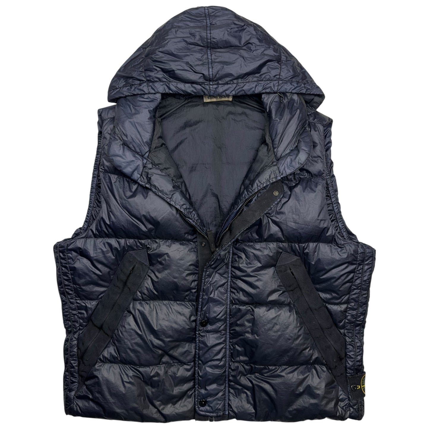 A/W 12 Stone Island Down_26 GR X SQM_N Down Puffer Gilet - Navy
