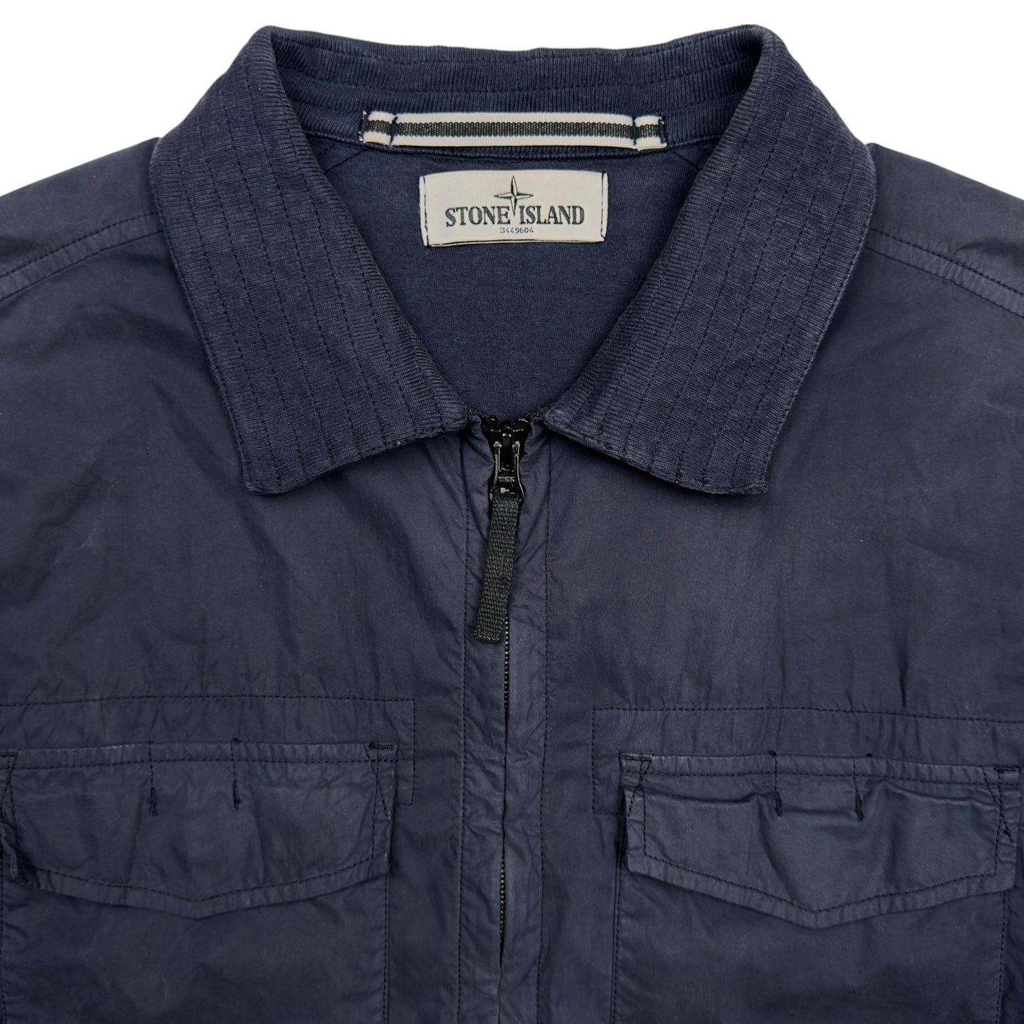 A/W 12 Stone Island Cotton Nylon Overshirt Jacket - Navy