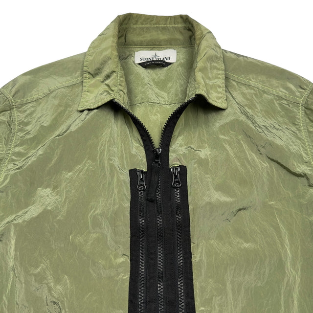 S/S 17 Stone Island Nylon Metal Overshirt - Pistachio