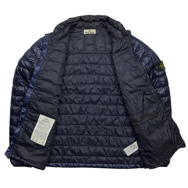 S/S 16 Stone Island Down_26 GR X SQM_N Down Puffer Jacket - Navy