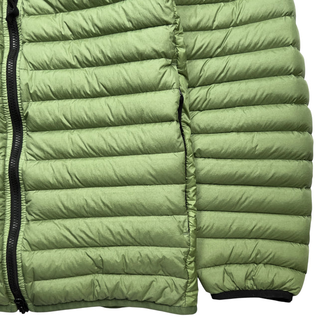 S/S 23 Stone Island Loom Woven Chambers R-Nylon Down TC Puffer Jacket - Sage Green