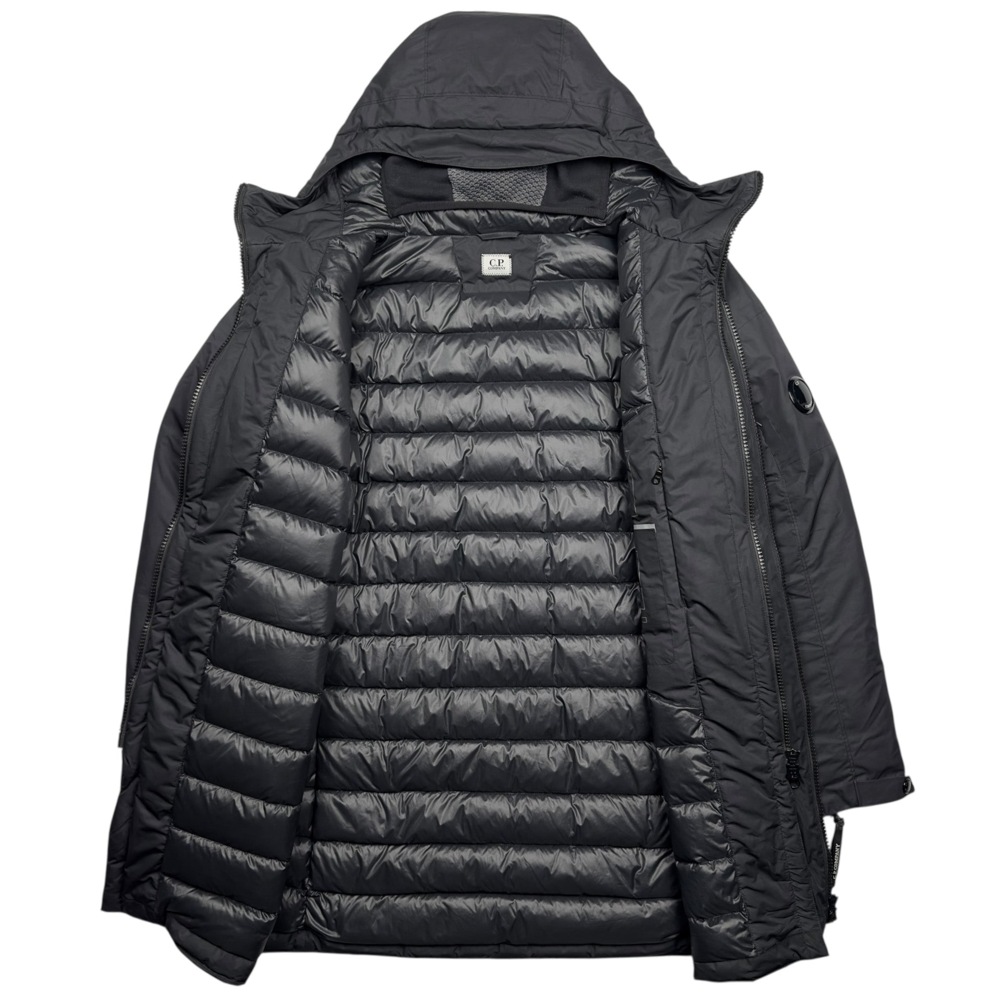 C.P. Company Micro M Down Jacket - Black – Dans Designer Ltd
