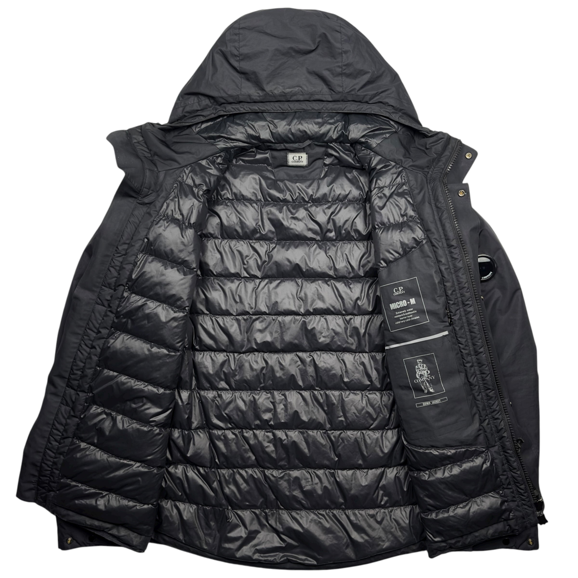 C.P. Company Micro M Down Jacket - Black – Dans Designer Ltd