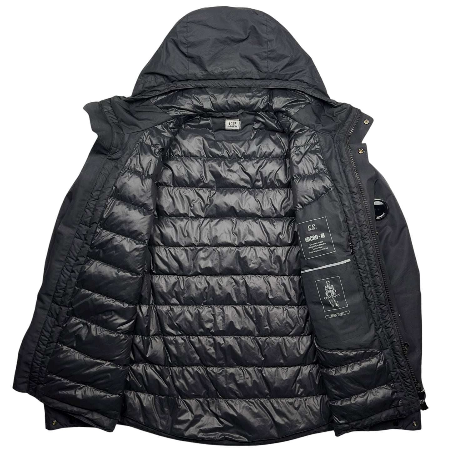 C.P. Company Micro M Down Jacket - Black