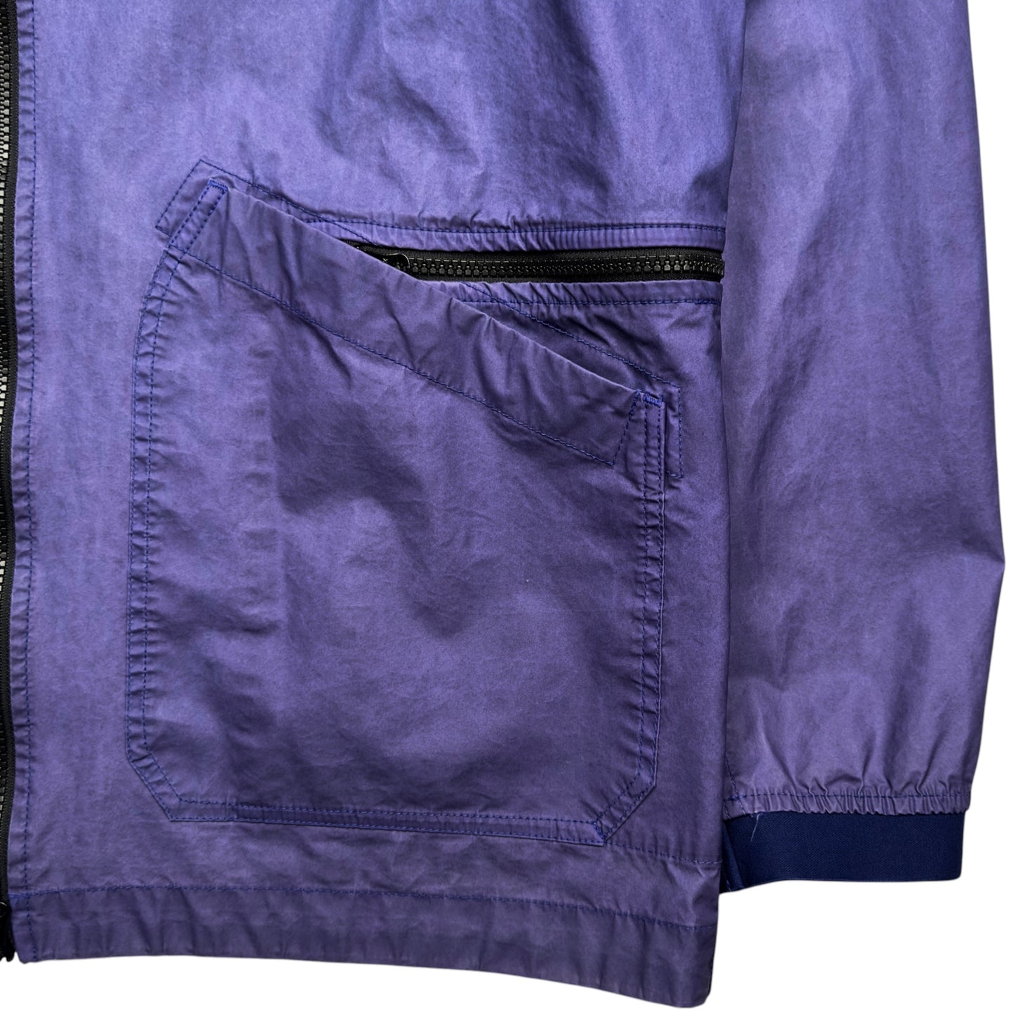 S/S 22 Stone Island Aggressive Gommato Jacket - Blue