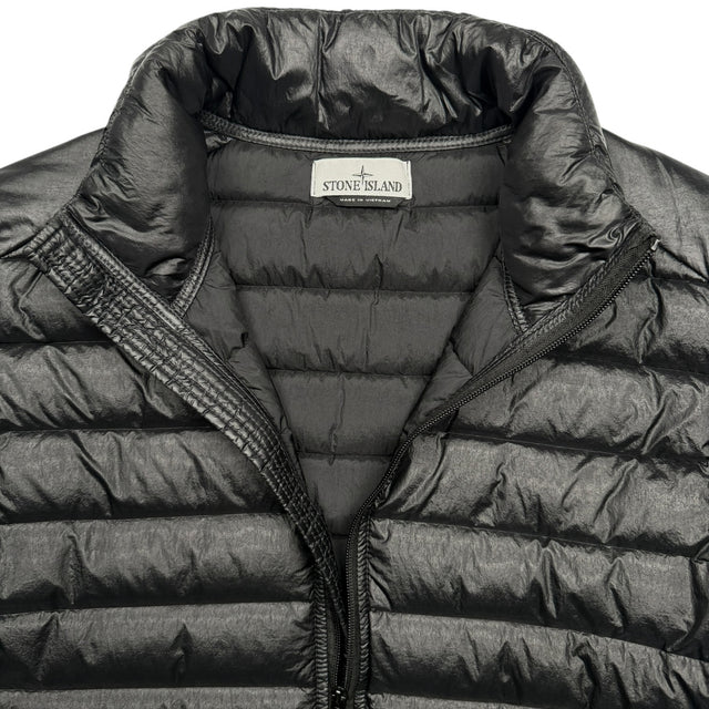 S/S 24 Stone Island Loom Woven Chambers R-Nylon Down TC Puffer Jacket - Black
