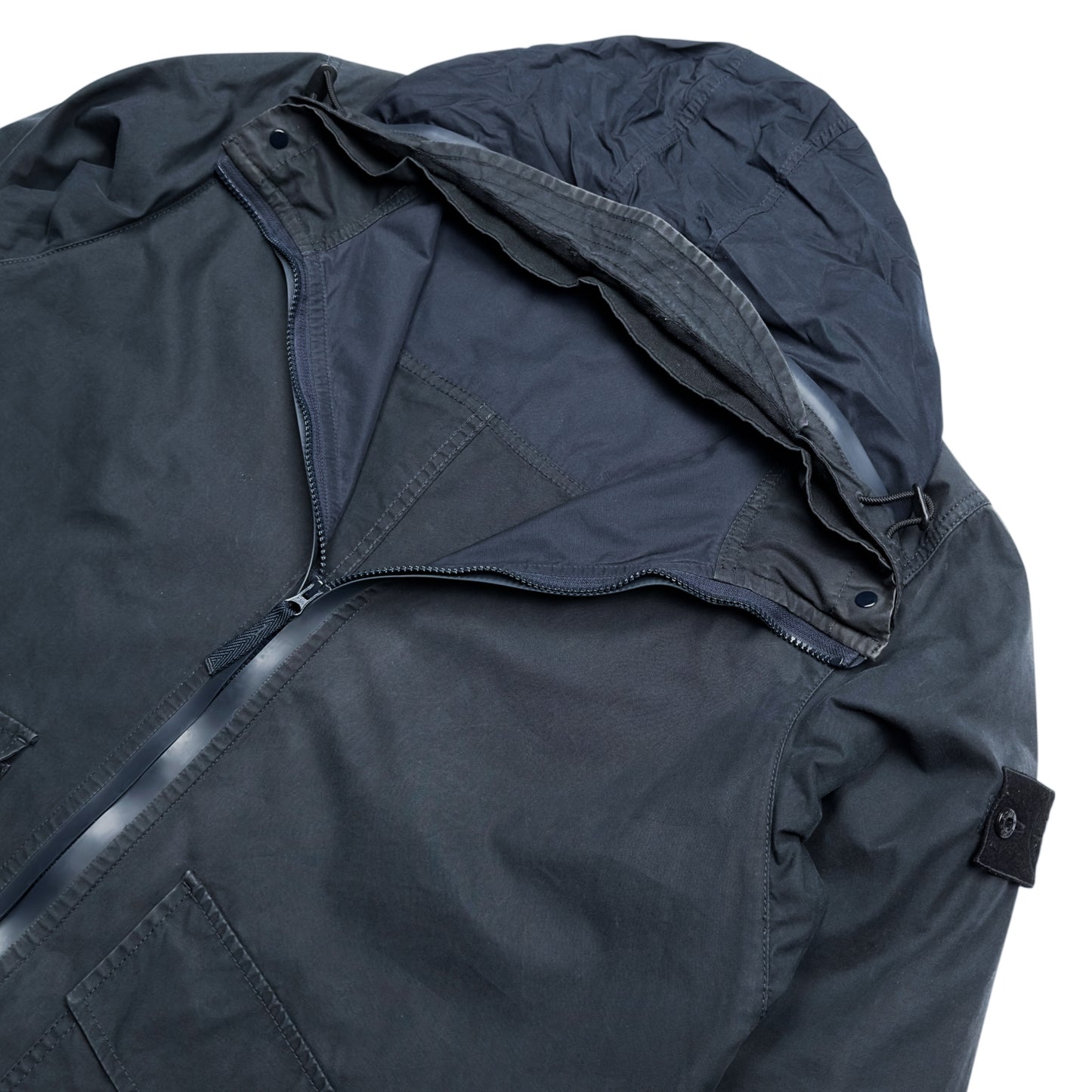 S/S 13 Stone Island Weatherproof Cotton Canvas Ghost Piece Jacket - Navy