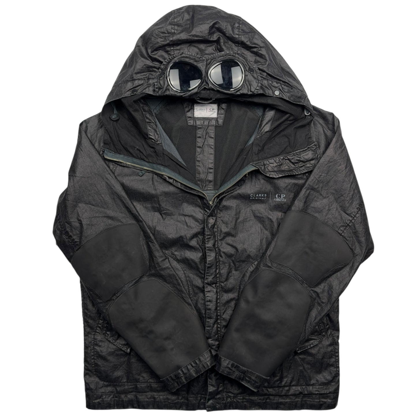 C.P. Company X Clarks Lino Wax Goggle Jacket - Black