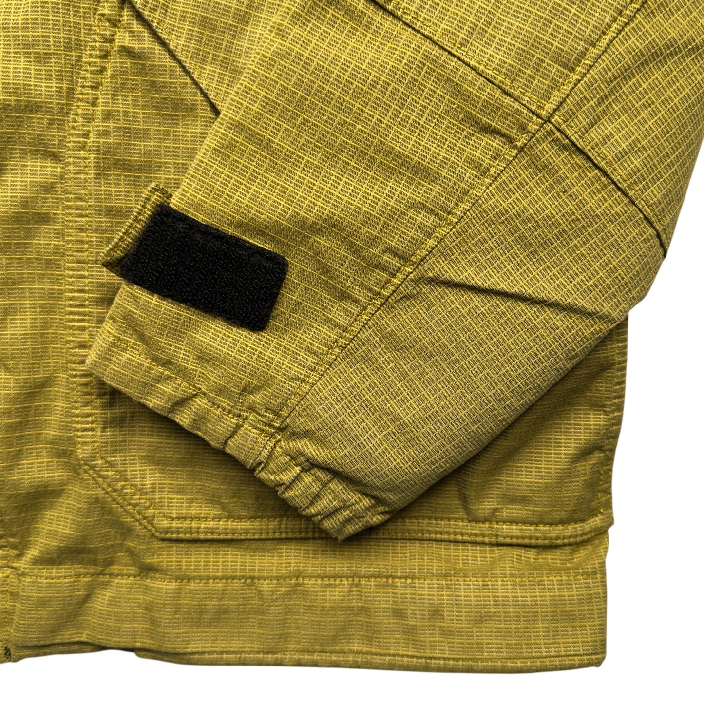 A/W 19 Stone Island Reflective Weave Ripstop TC Parka Jacket with Panno Jacquard Lining