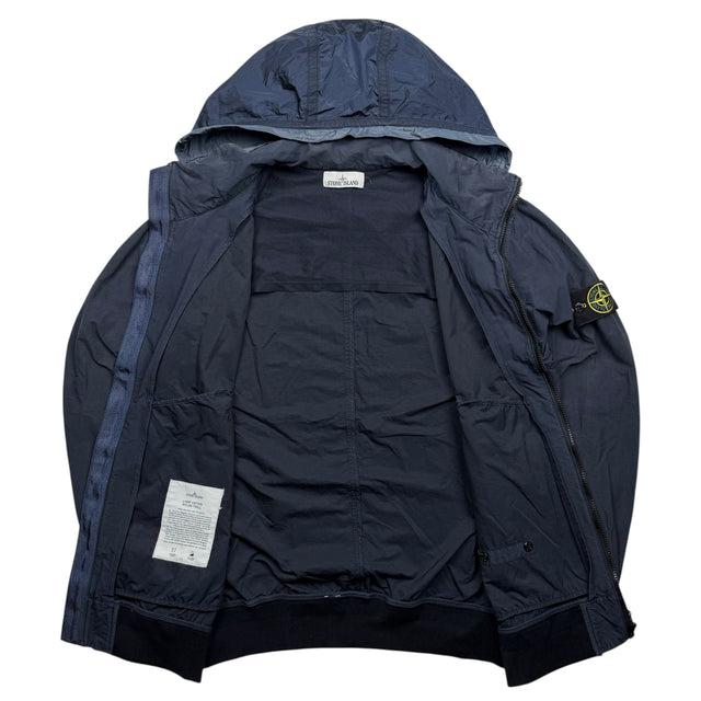 S/S 17 Stone Island Light Cotton Nylon Twill - Navy