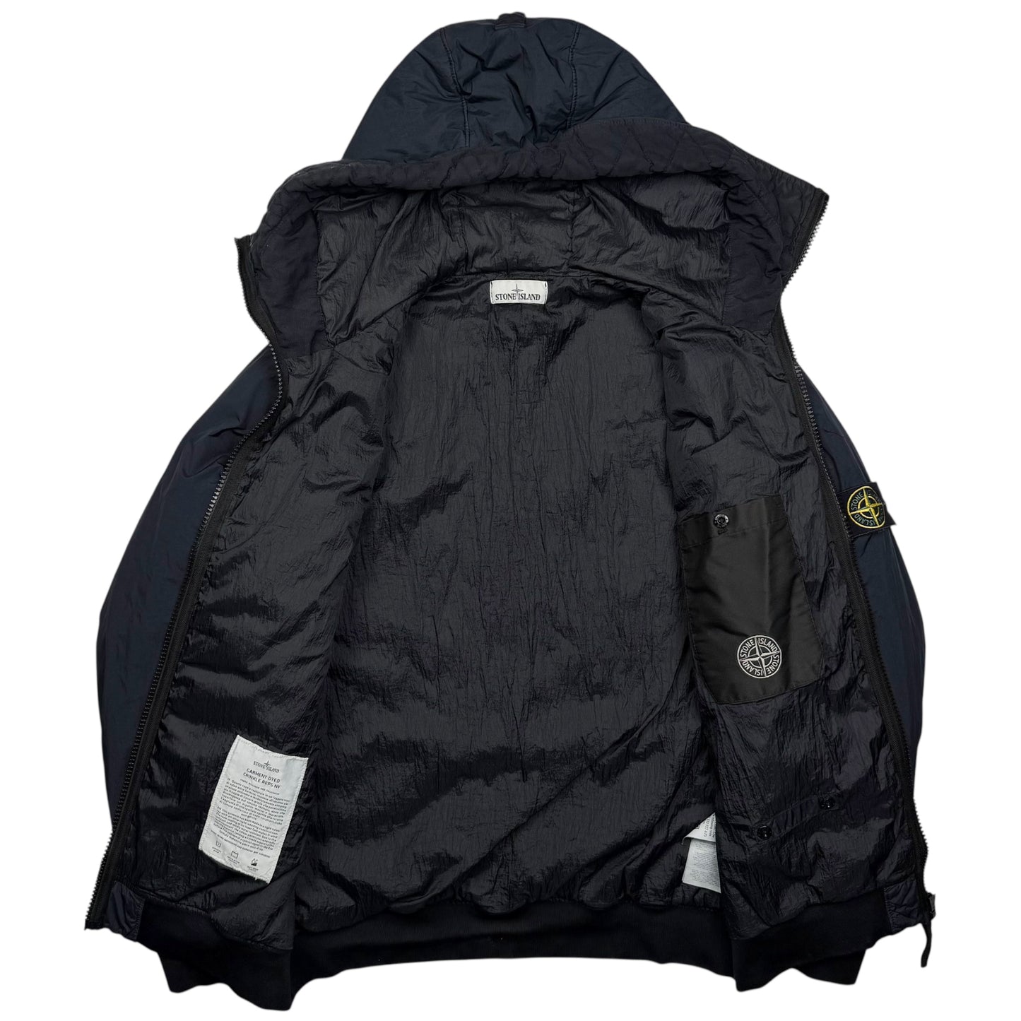 A/W 19 Stone Island Crinkle Reps NY Jacket - Navy
