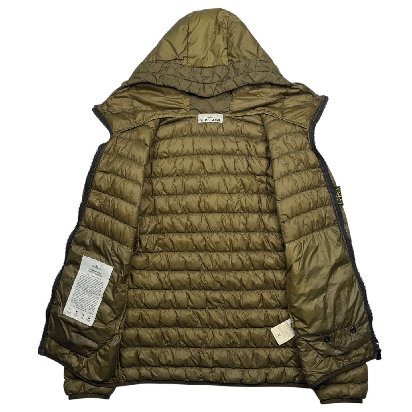 S/S 18 Stone Island Micro Yarn Down Jacket - Khaki