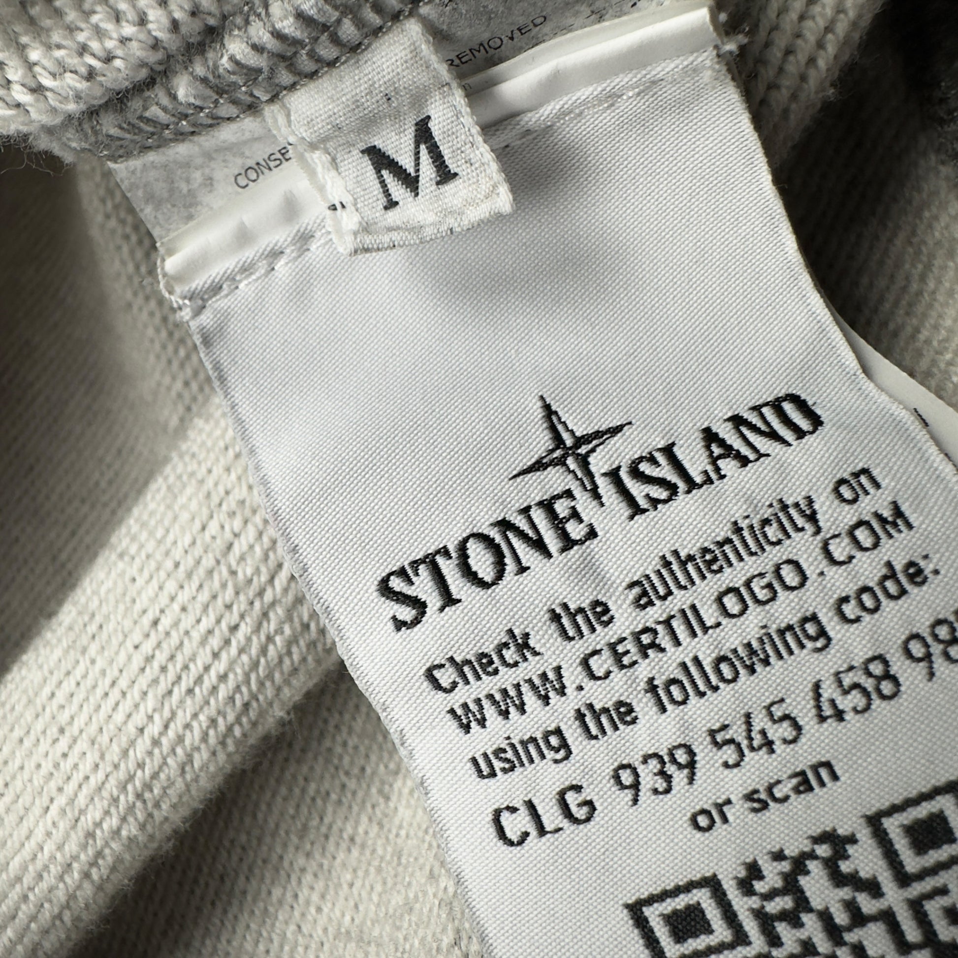 S/S 21 Stone Island Dust Colour Treatment Hoodie - Grey