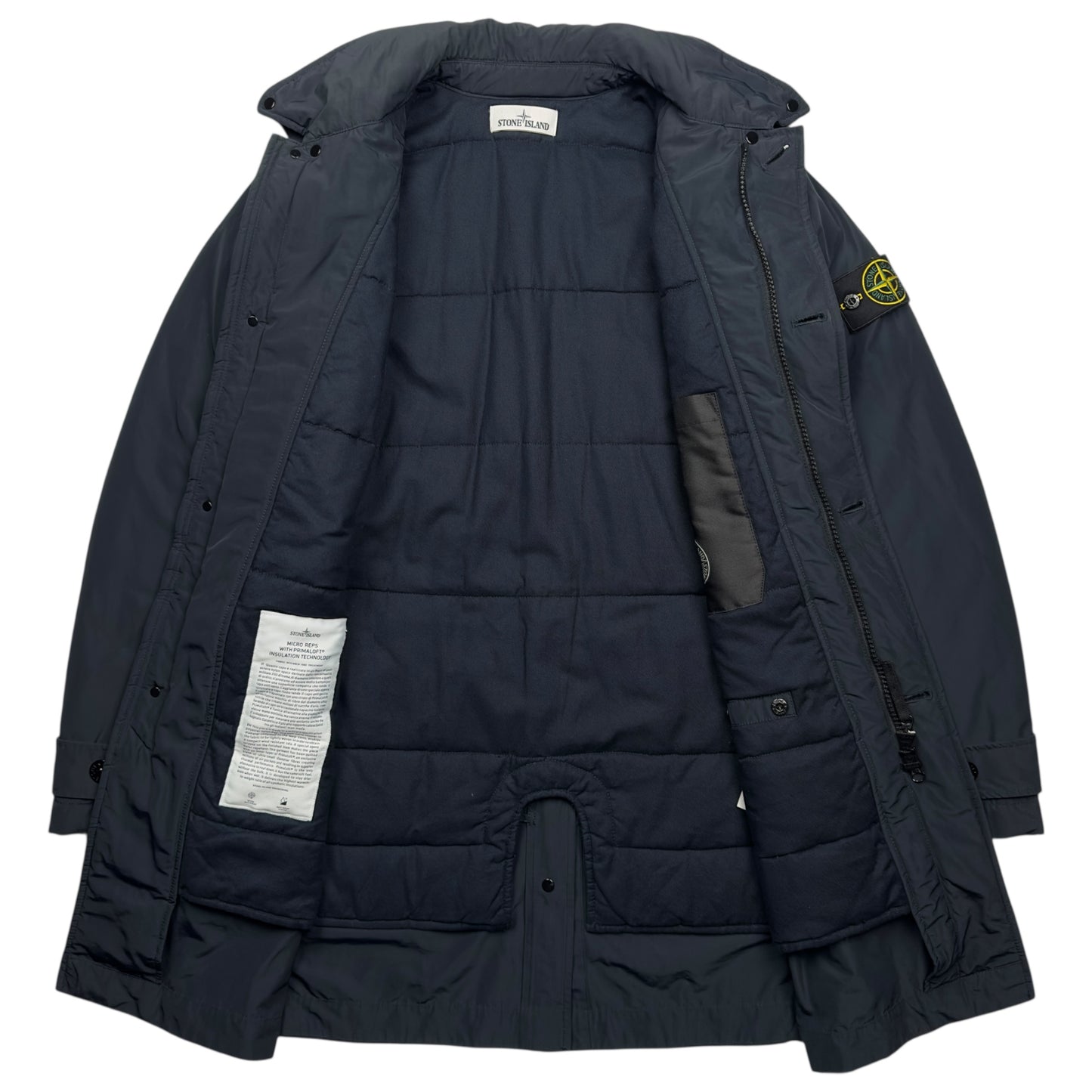 A/W 17 Stone Island Micro Reps Primaloft Long Jacket