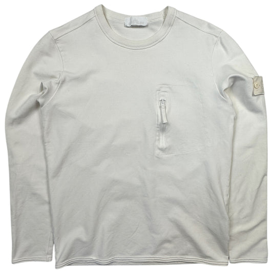 A/W 17 Stone Island Ghost Crewneck Sweater - Cream