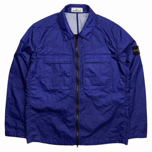 S/S 22 Stone Island Membrana 3L TC Overshirt - Blue