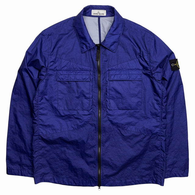 S/S 22 Stone Island Membrana 3L TC Overshirt - Blue