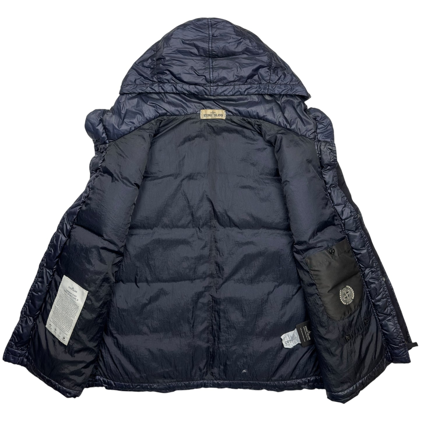 A/W 12 Stone Island Down_26 GR X SQM_N Down Puffer Gilet - Navy