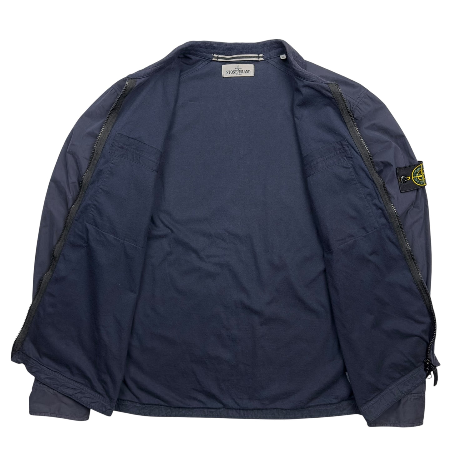 A/W 12 Stone Island Cotton Nylon Overshirt Jacket - Navy