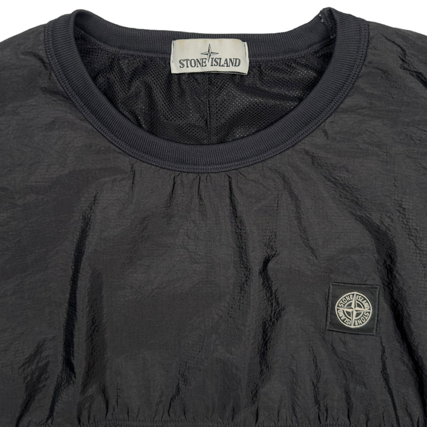 A/W 19 Stone Island Nylon Metal Ripstop Smock Sweater - Black