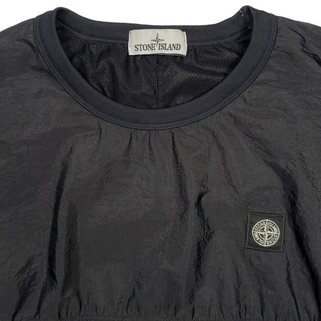 A/W 19 Stone Island Nylon Metal Ripstop Smock Sweater - Black