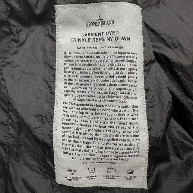 A/W 16 Stone Island Crinkle Reps NY Down Gilet - Black