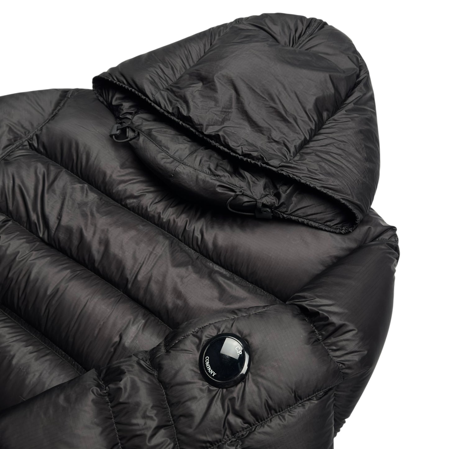 C.P. Company D.D. Shell Ripstop Down Puffer Jacket - Black