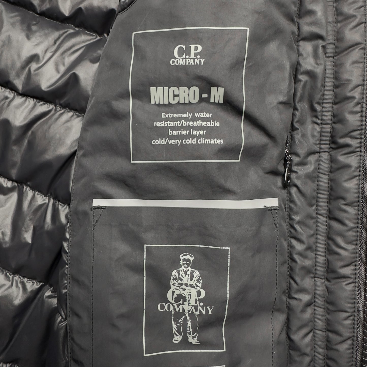 C.P. Company Micro M Down Jacket - Black