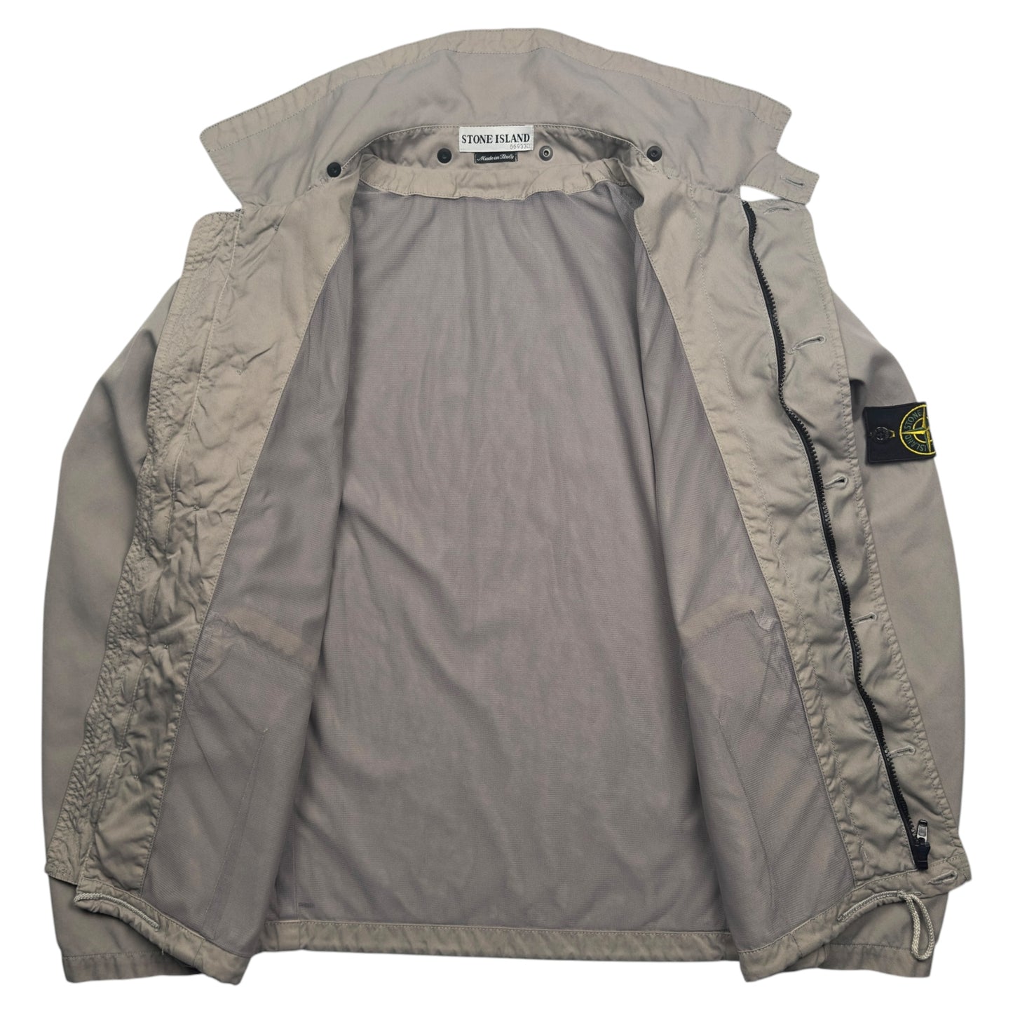 S/S 03 Stone Island Poly Canvas Flight Jacket - Grey