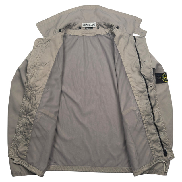 S/S 03 Stone Island Poly Canvas Flight Jacket - Grey
