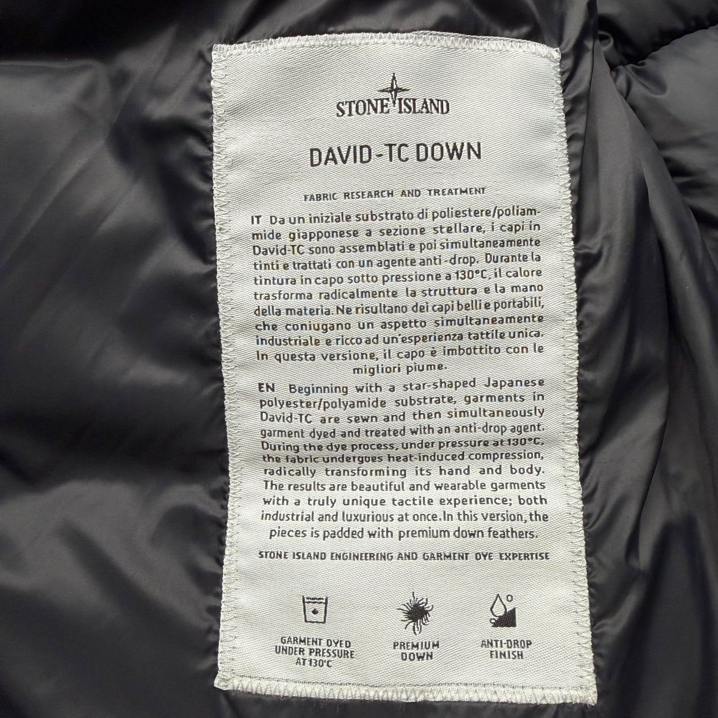A/W 18 Stone Island David-TC Down Parka - Purple