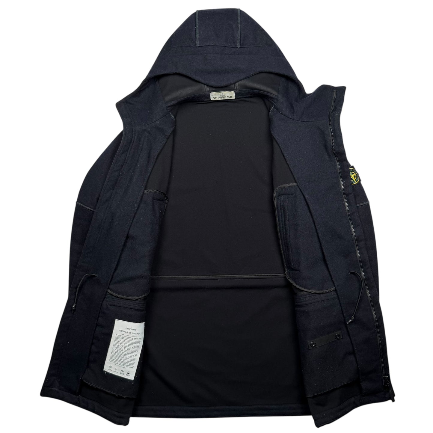 A/W 18 Stone Island Panno R 4L Stretch Parka Jacket - Navy