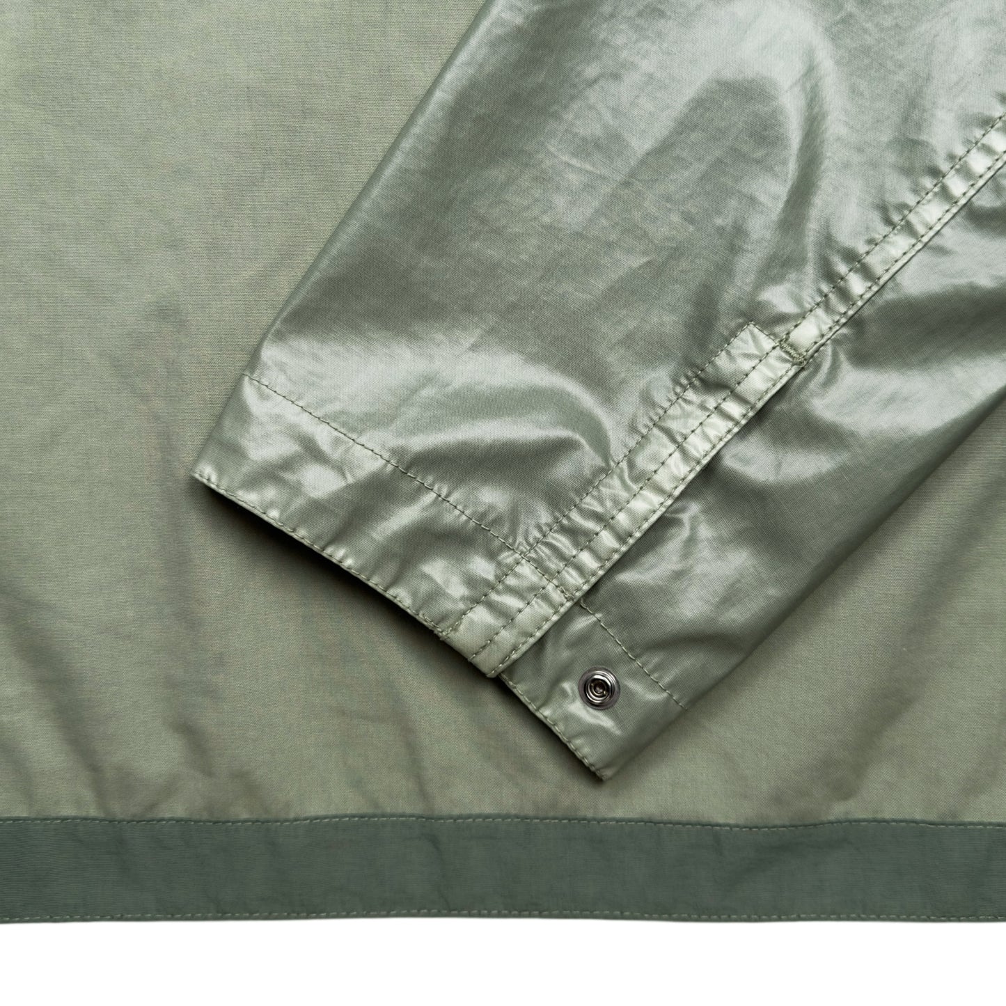 S/S 25 Stone Island Mussola Gommata TC Overshirt Jacket - Sage Green