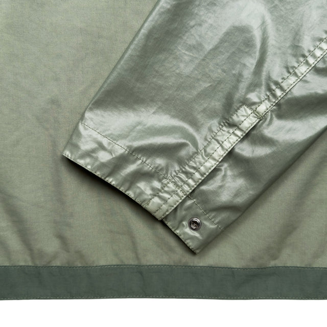 S/S 25 Stone Island Mussola Gommata TC Overshirt Jacket - Sage Green