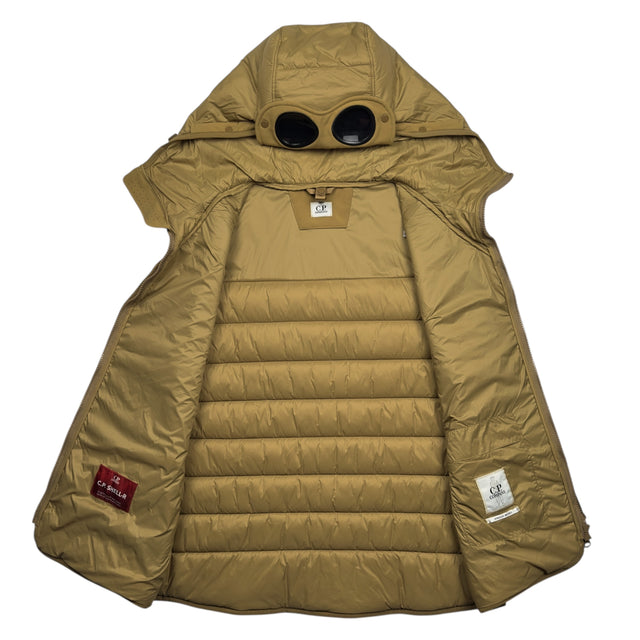 C.P. Company Shell Goggle Gilet - Tan