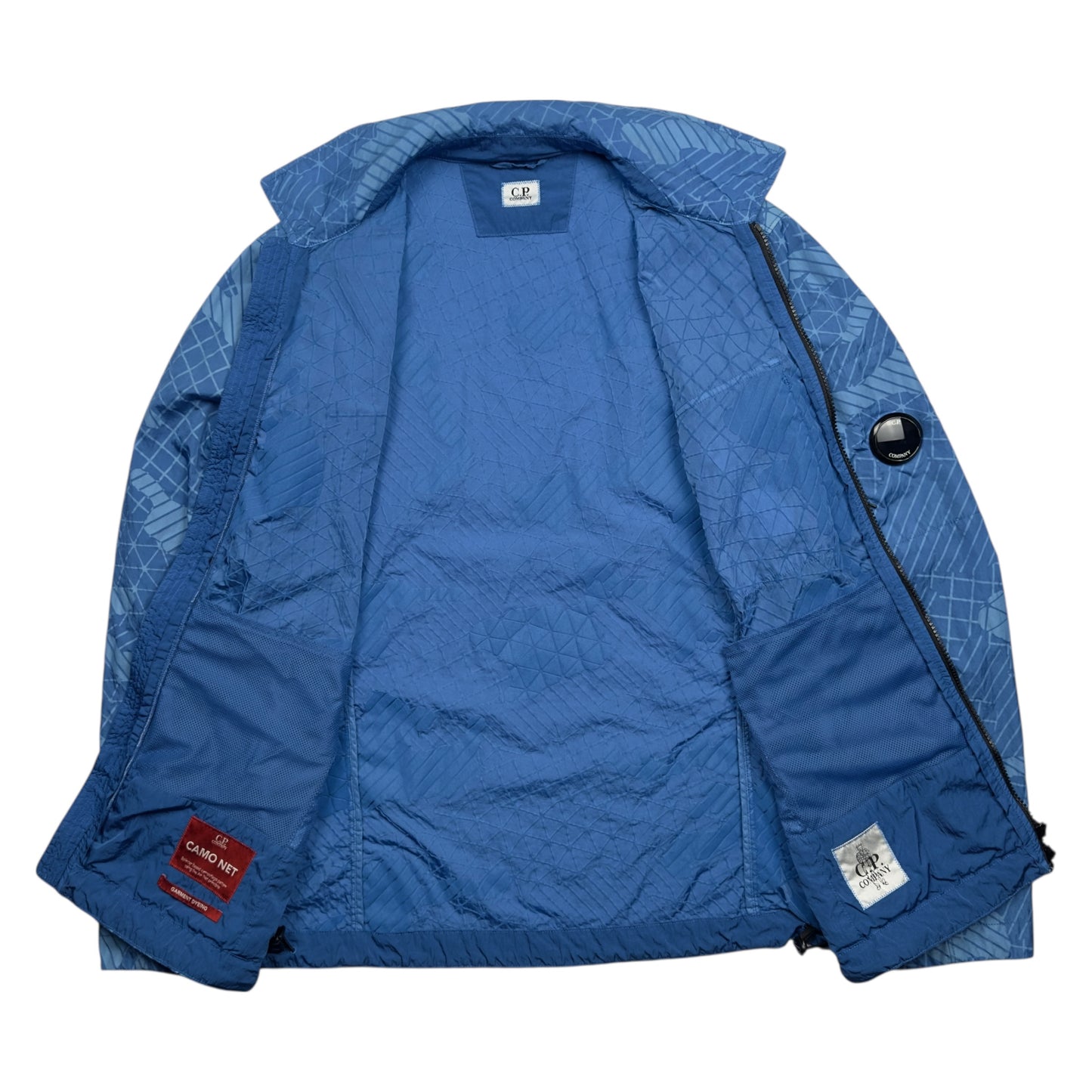 C.P. Company Camo Net Overshirt - Blue