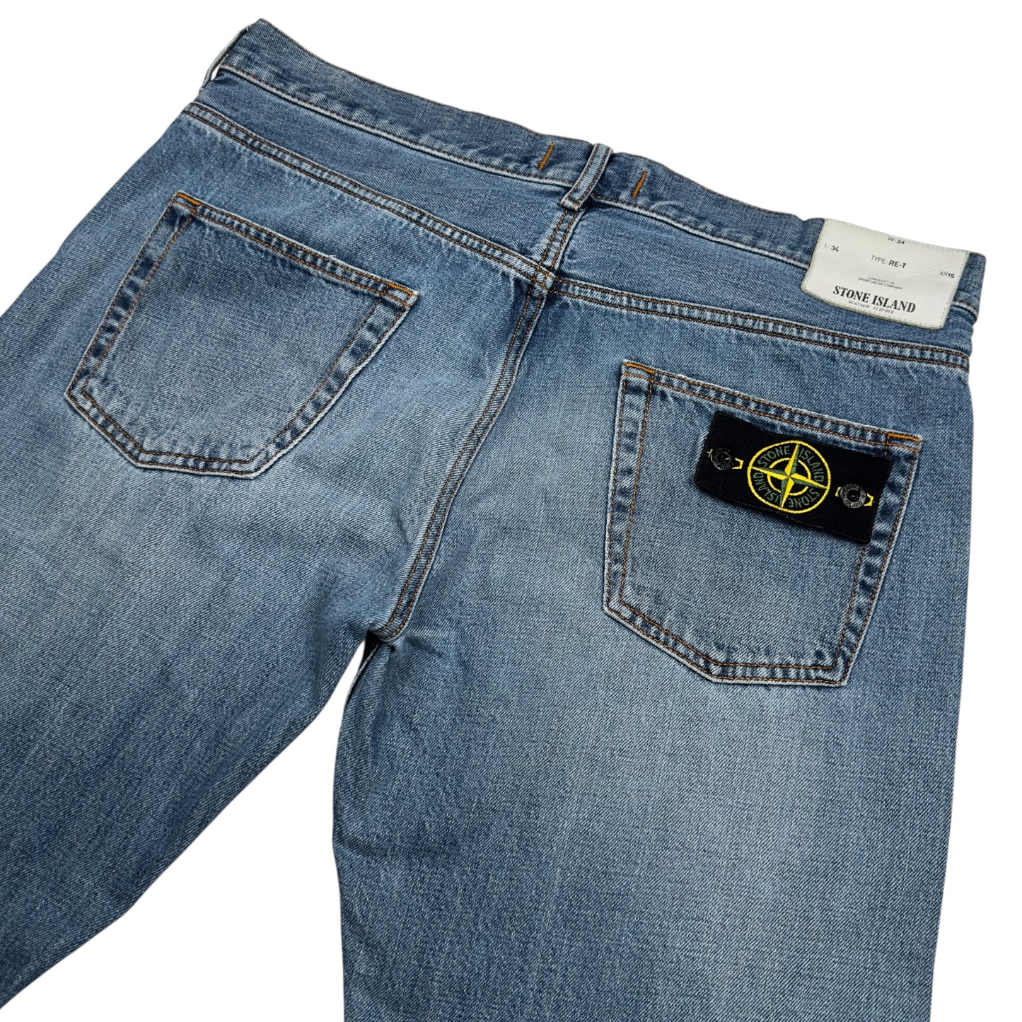 S/S 13 Stone Island Light Wash Denim Jeans