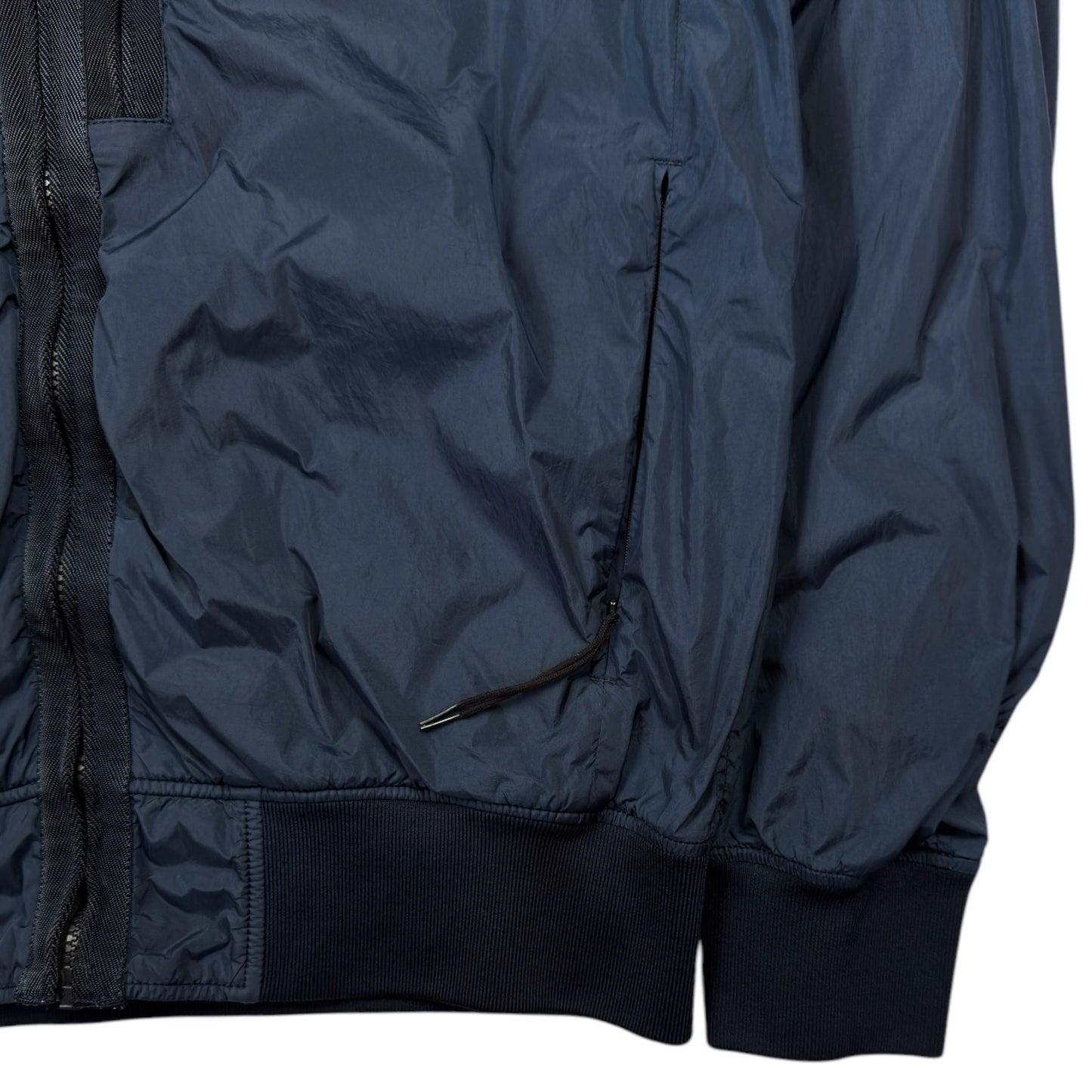 S/S 17 Stone Island Crinkle Reps NY Bomber Jacket - Navy