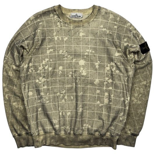 A/W 20 Stone Island Laser Camo Dust Treated Sweater