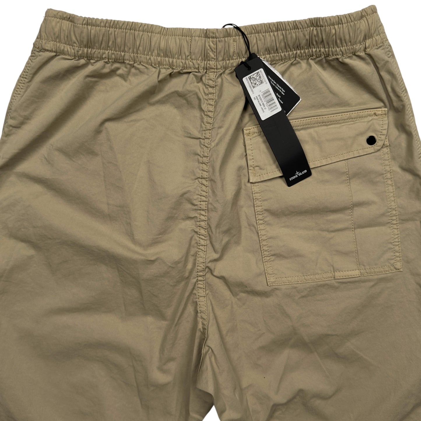 S/S 24 Stone Island Loose Fit Cargo Trousers - Sand