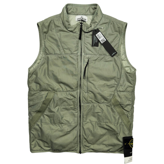 S/S 25 Stone Island Run Proof Nylon Mesh TC - Sage Green